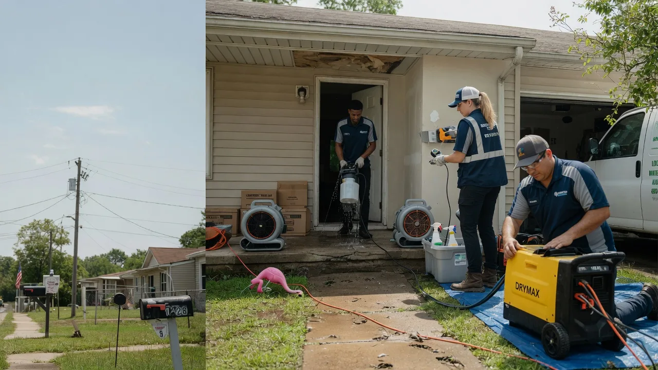 Storm Damage Water Removal in Roseville, OH near me